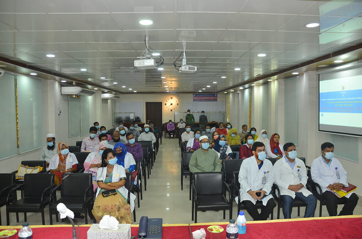 Training of Doctors on Management of Thalassemia, Haemophilia & Blood Disorders, 31 May-02 June 2022